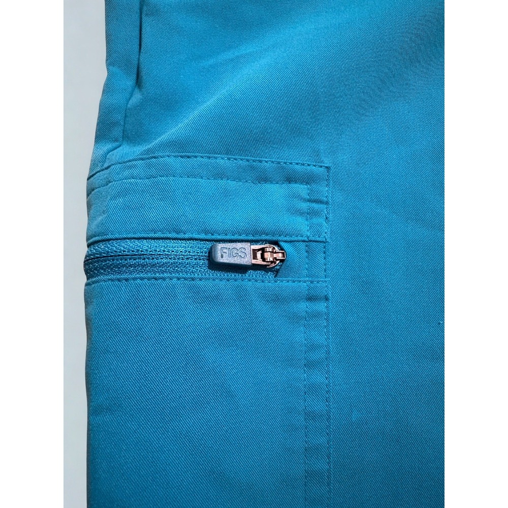 Figs Womens Scrub Set Teal Catarina Vneck Sm Zamora Jogger 2.0 S/Petite Limited - Picture 13 of 16